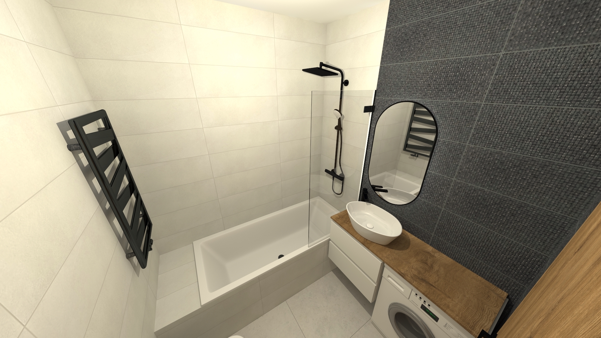 Emigres Hardy Blanco + Mosaico Hardy Negro