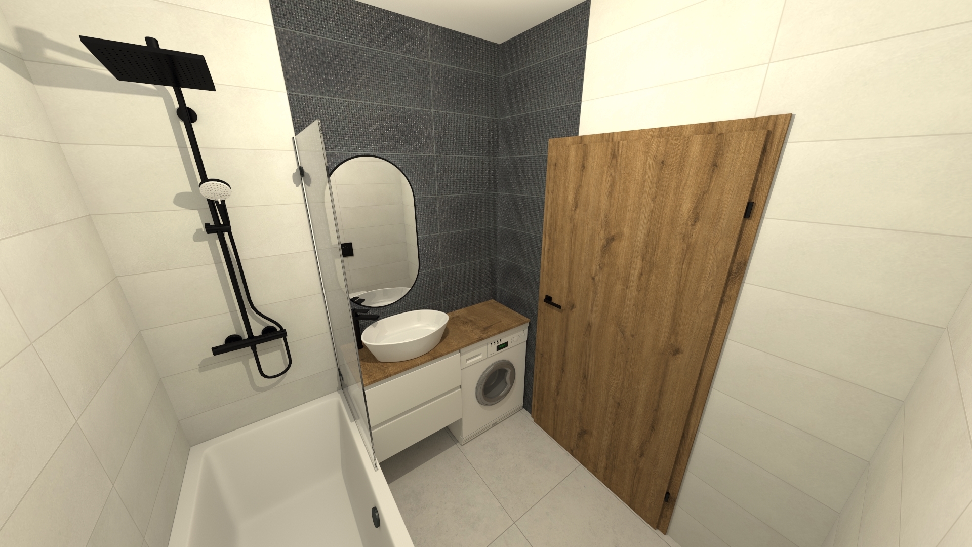 Emigres Hardy Blanco + Mosaico Hardy Negro
