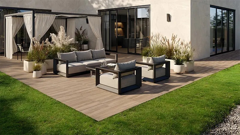 Tubadzin Korater 2XL  - Tubadzin Patio Wood / Wood Stripes