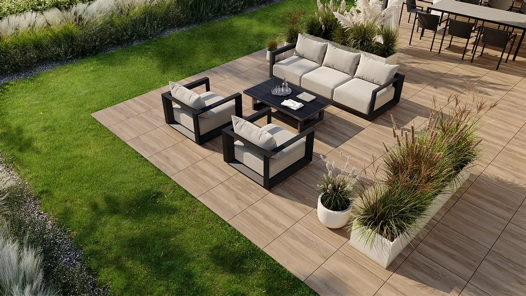 Tubadzin Korater 2XL  - Tubadzin Patio Wood / Wood Stripes